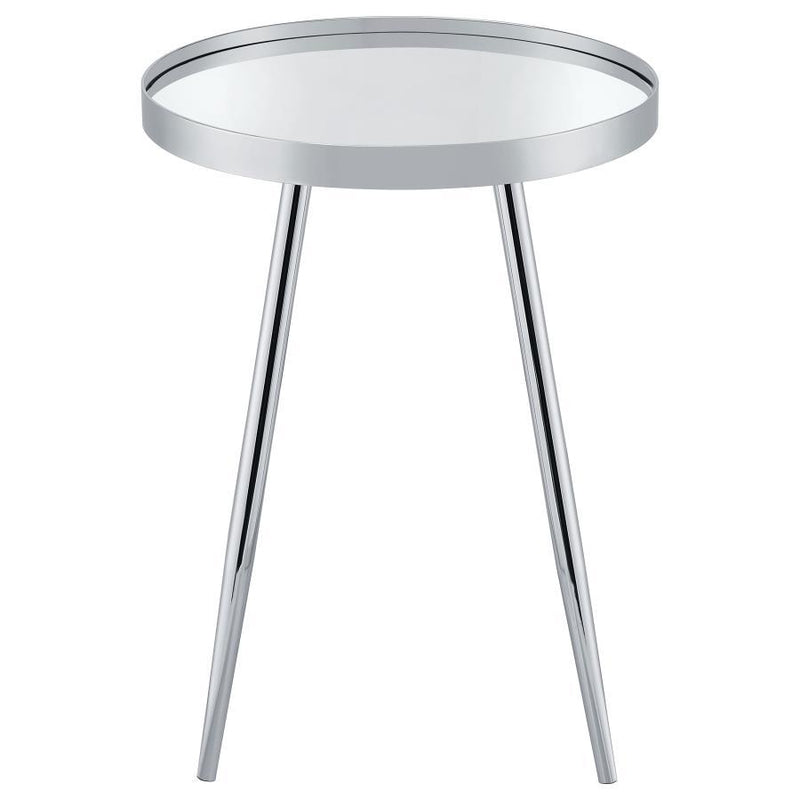 Kaelyn - Round Mirror Top End Table