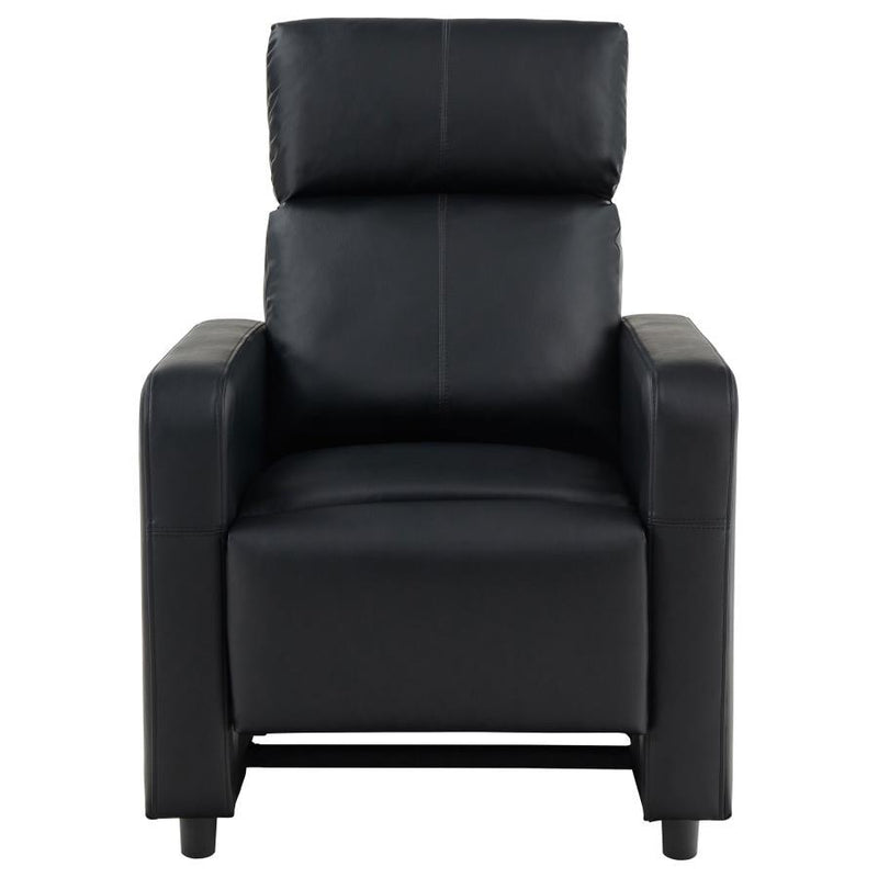 Toohey - Home Theater Push Back Recliner - Black