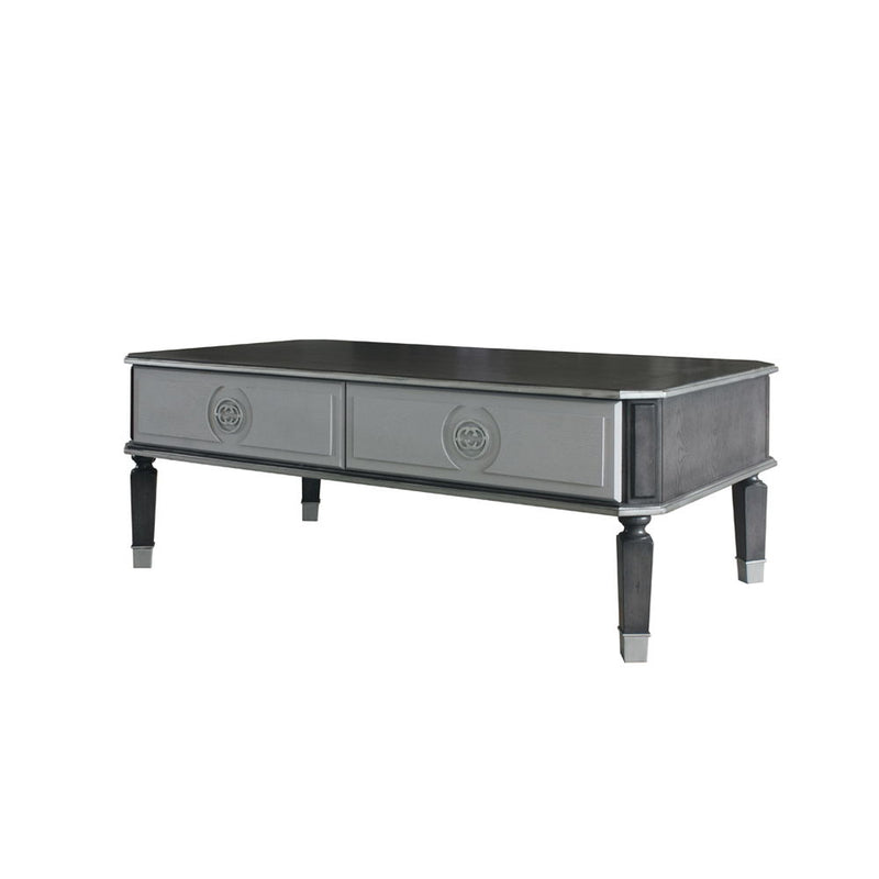 House - Beatrice Coffee Table - Charcoal & Light Gray Finish