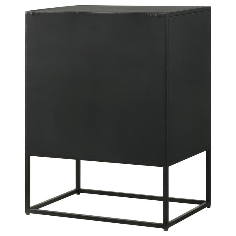 Alcoa - 3-Drawer Accent Cabinet - Black