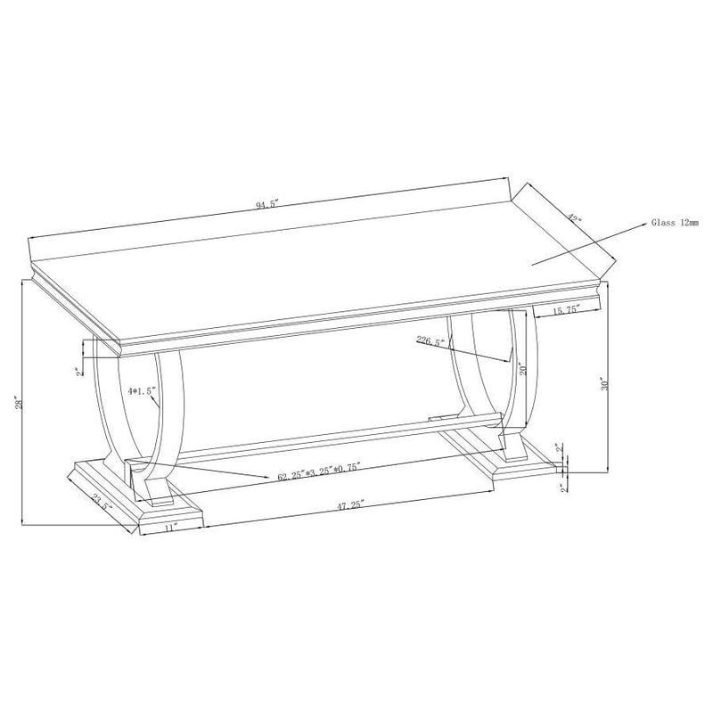 Antoine - Rectangular Dining Set