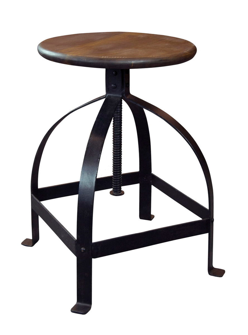 Sarita - Swivel Barstool Adjustable - Makrana Brown