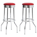 Theodore - Upholstered Top Bar Stools (Set of 2)