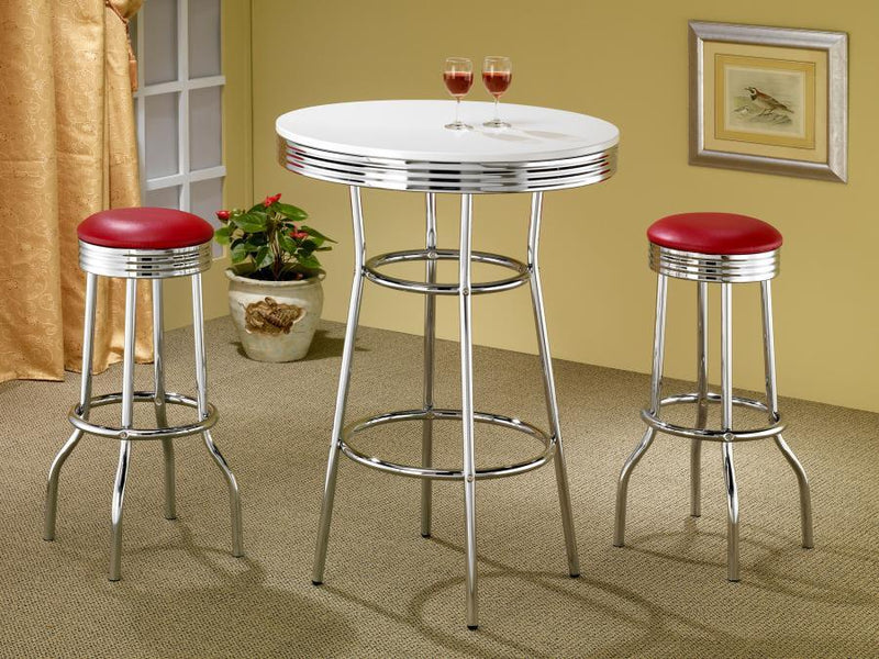 Theodore - Upholstered Top Bar Stools (Set of 2)