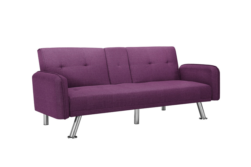 SLEEPER SOFA PURPLE COLOR（same  as W22339671。Size difference, See Details in page.）