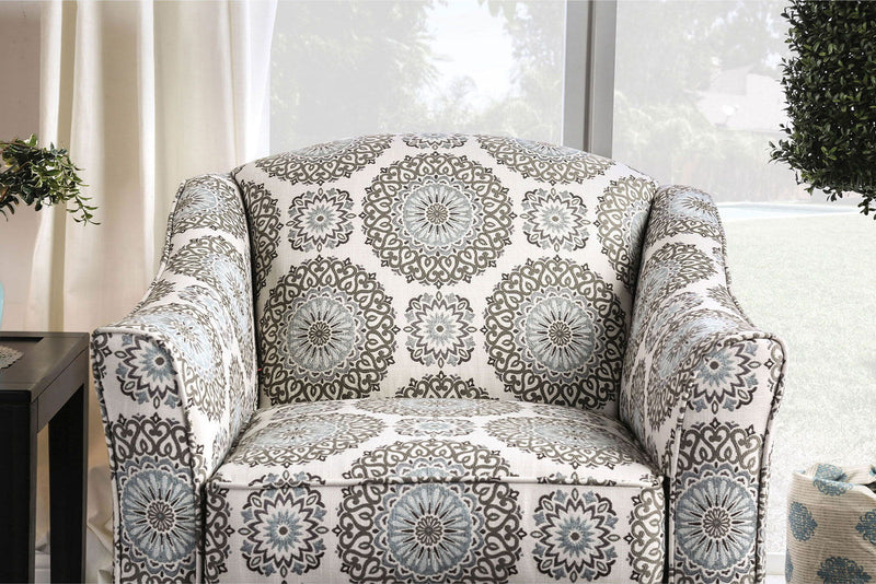 Misty - Chair - Ivory / Pattern