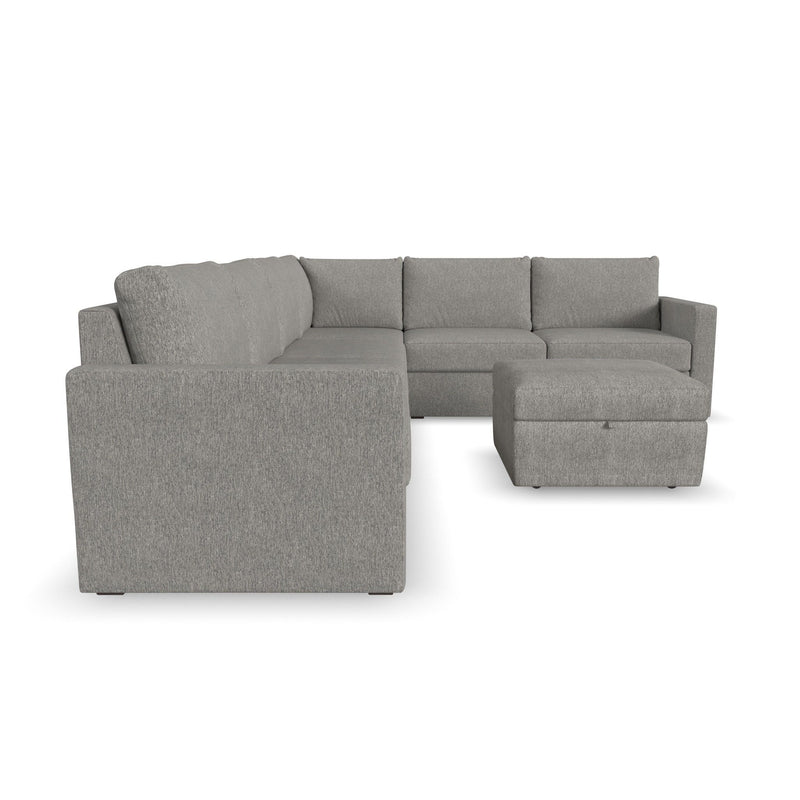 Flex - Sectional with Standard Arm and Storage Ottoman