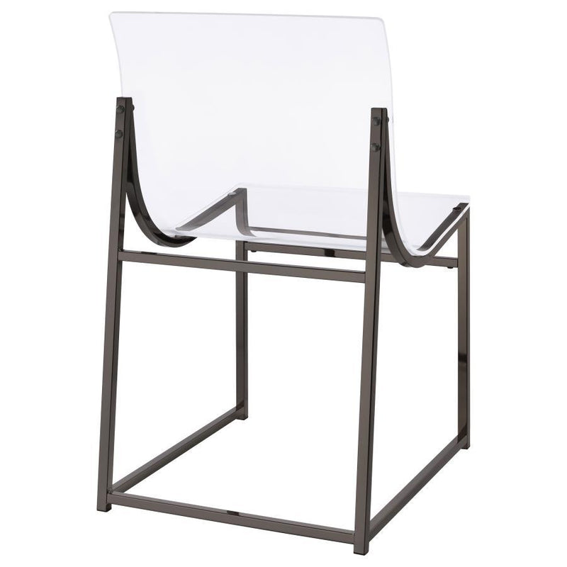 Adino - Acrylic Dining Side Chair (Set of 2) - Clear