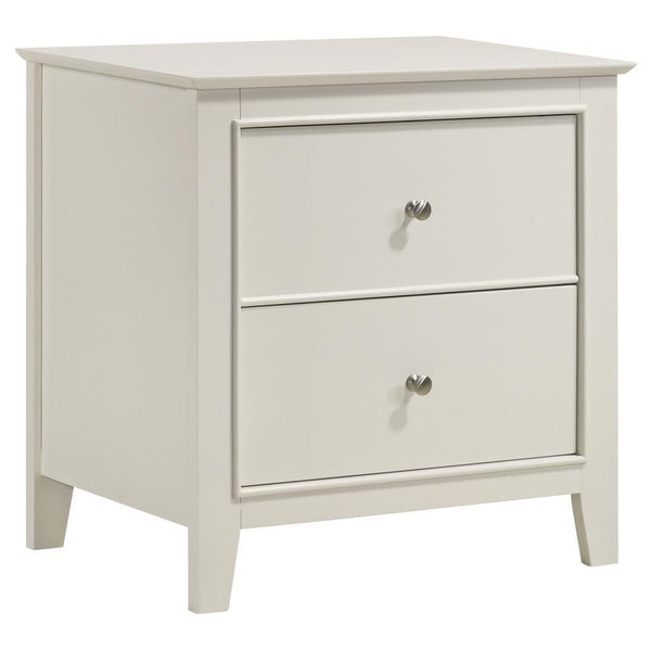 Selena - 2-Drawer Youth Nightstand - Cream White