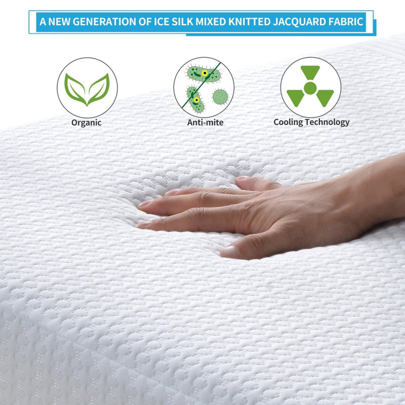 8 Inches Gel & Charcoal Infused Memory Foam Mattress - Medium Comfort（Full) - Atlantic Fine Furniture Inc