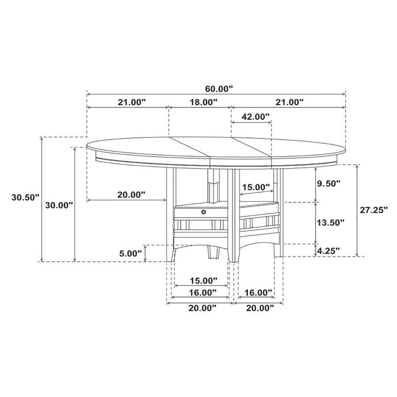 Lavon - Dining Table with Storage