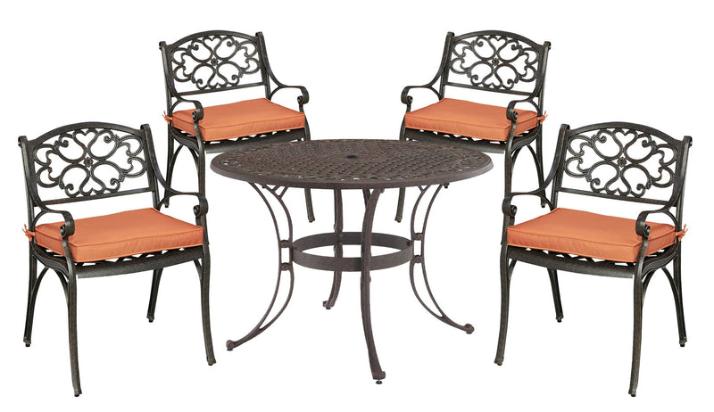 Sanibel - 48" Outdoor Dining Set With Cusions