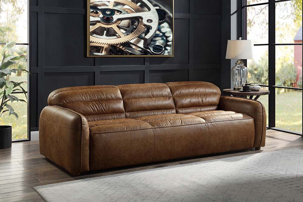 Rafer - Sofa - Cocoa Top Grain Leather