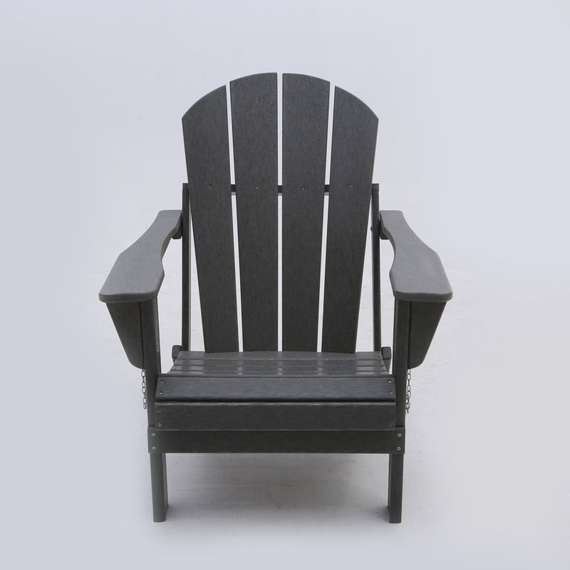 Classic Solid All-weather Folding HDPE Adirondack Chair