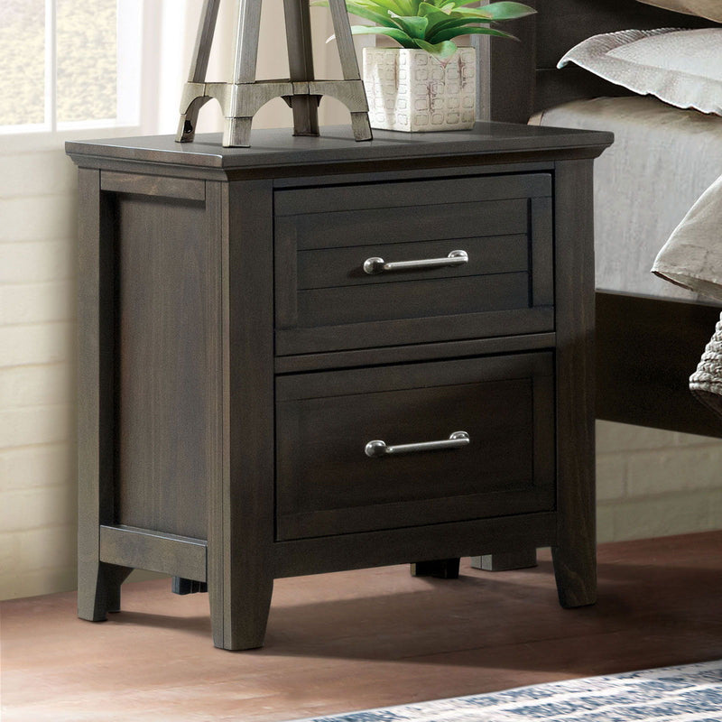 Alaina - Nightstand With USB Plug - Walnut