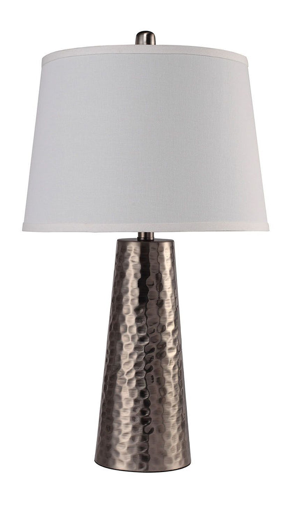 Piapot - Table Lamp - White & Antique Brass