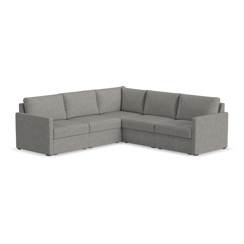 Flex - 5 Seat Sectional - Dark Gray