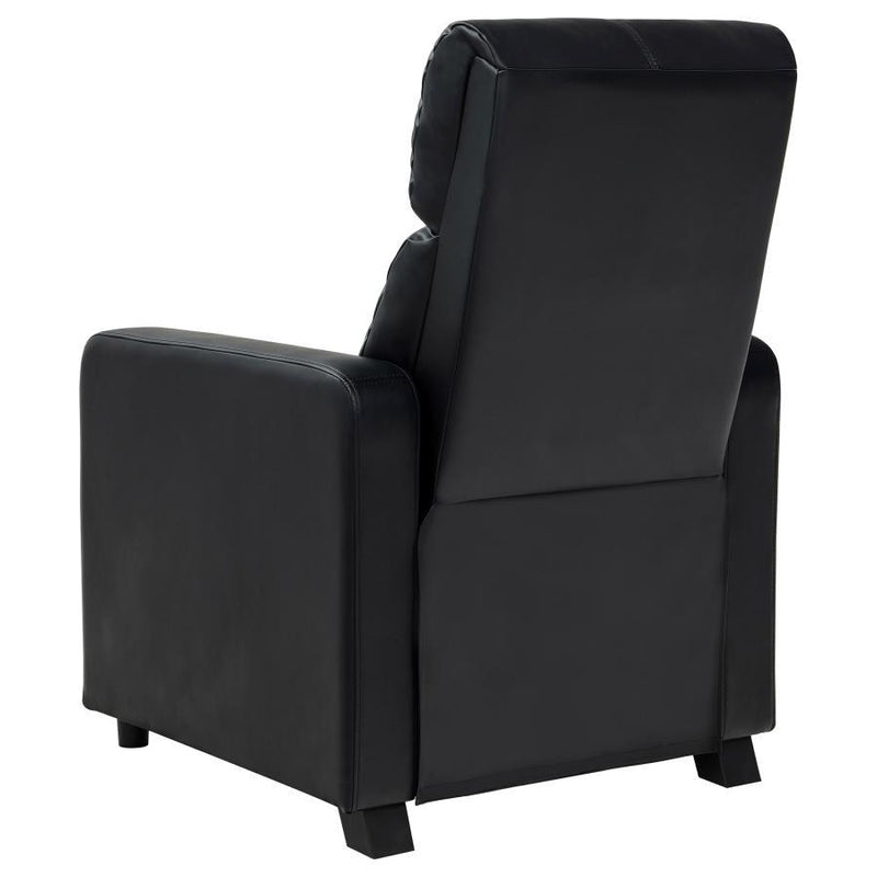 Toohey - Home Theater Push Back Recliner - Black