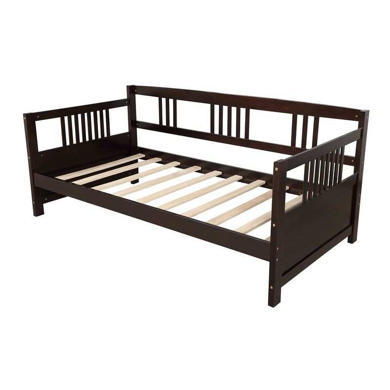 Modern Solid Wood Daybed - Multifunctional - Espresso