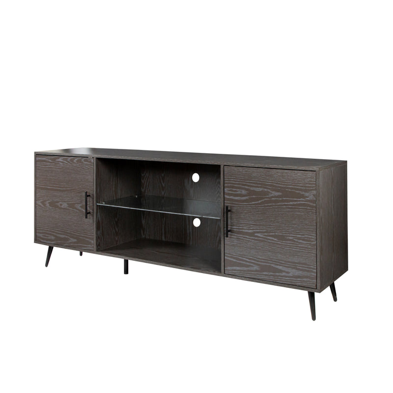 TV Stand Mid-Century Wood Modern Entertainment Center Adjustable Storage Cabinet TV Console for Living Room