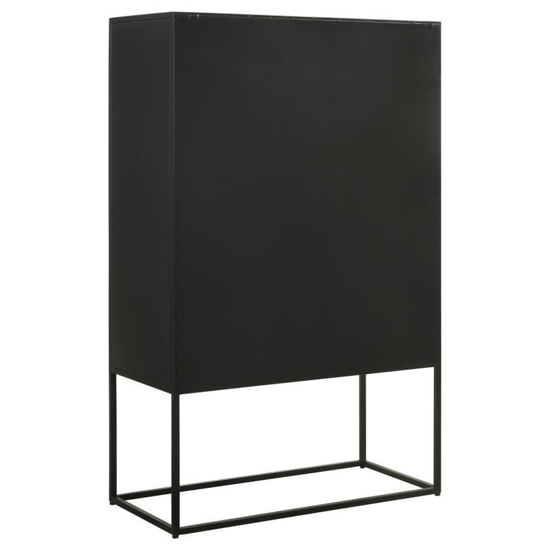 Jenna - 2-Door Bar Cabinet - Black