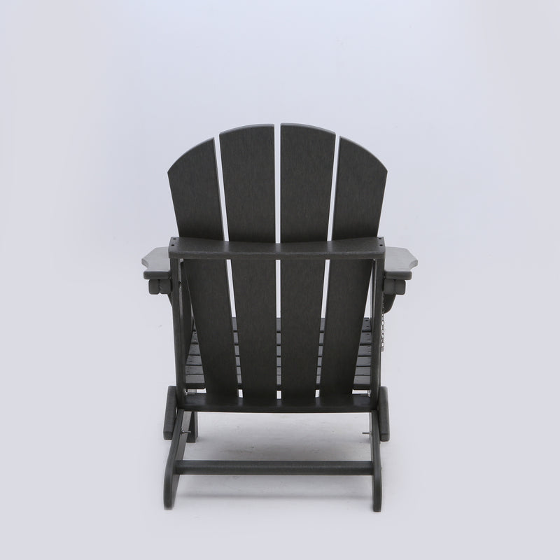 Classic Solid All-weather Folding HDPE Adirondack Chair