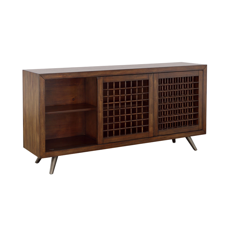 Manchester - Three Sliding Door Credenza - Brown