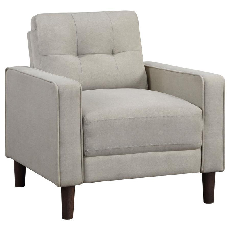 Bowen - Upholstered Track Arms Tufted Sofa Set