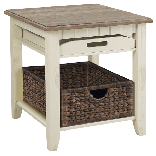 Santa Rosa End Table - Urban Grey Top