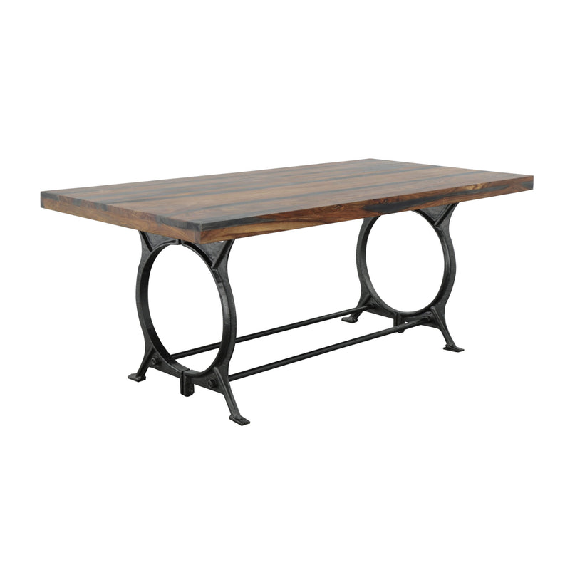 Sierra Mills - Dining Table - Brown / Gunmetal