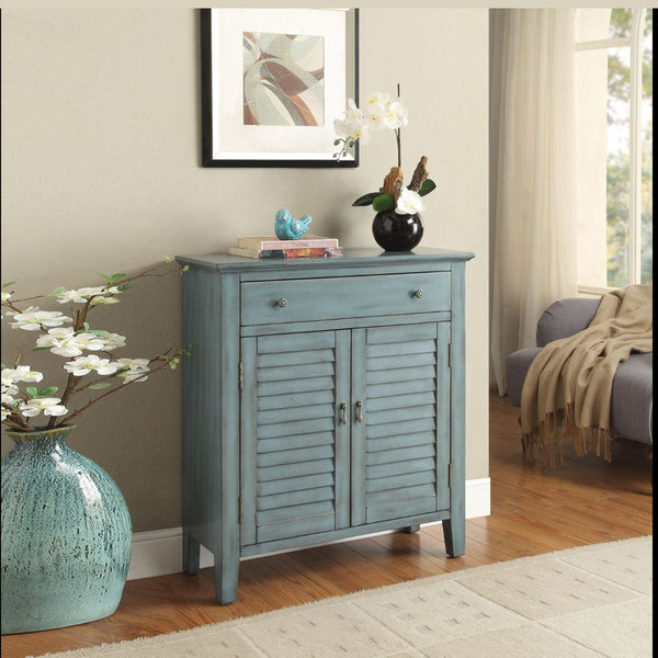 Winchell - Accent Table - Antique Blue