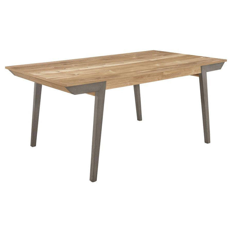 Nogales - Wooden Dining Table - Acacia And Coastal Gray