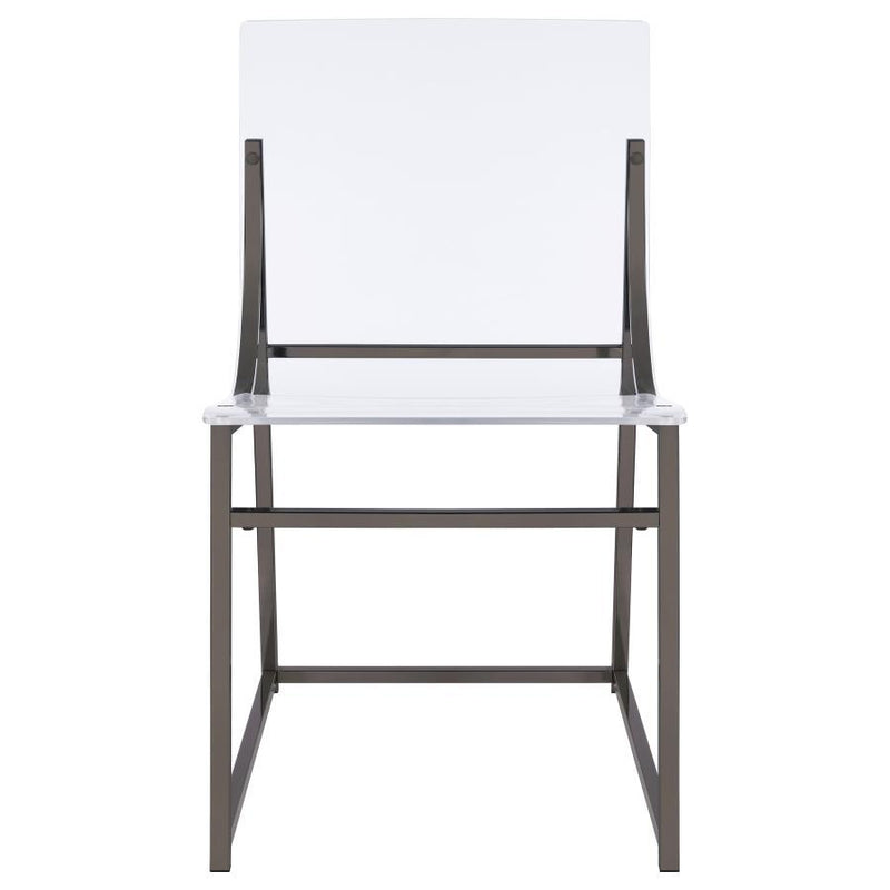 Adino - Acrylic Dining Side Chair (Set of 2) - Clear