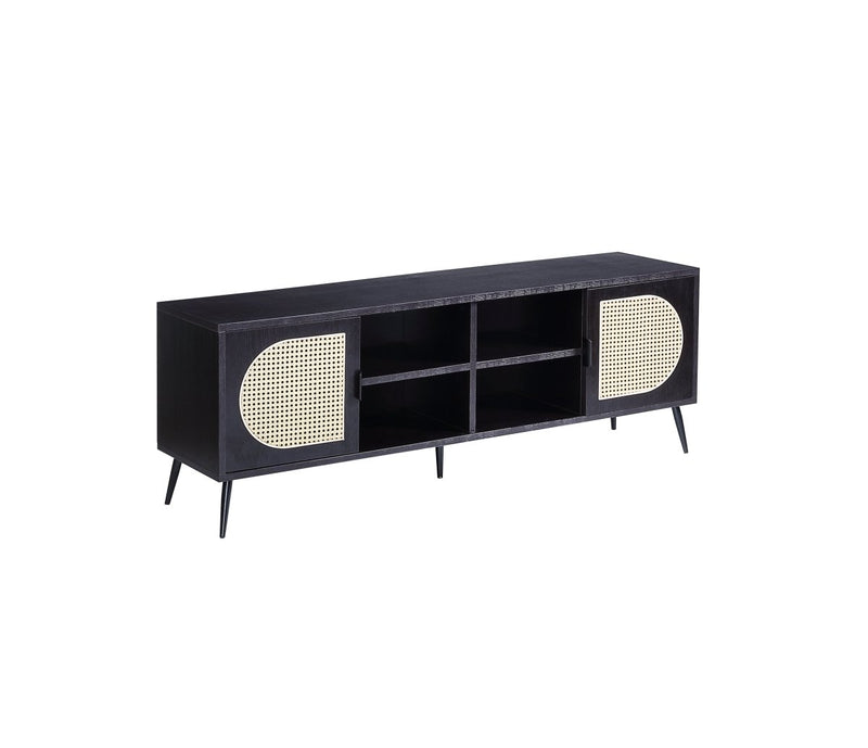 ACME Colson TV Stand, Black Finish LV01080 - Atlantic Fine Furniture Inc