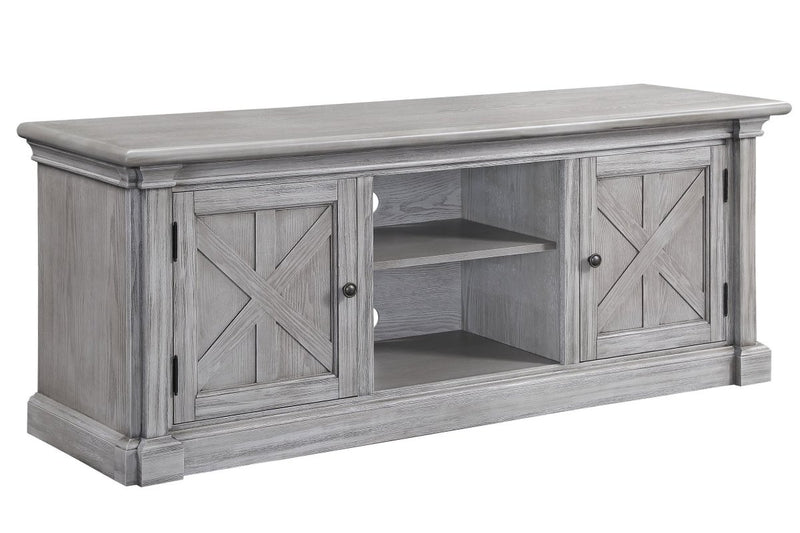 ACME Lucinda TV Stand, Gray Oak 91612 - Atlantic Fine Furniture Inc