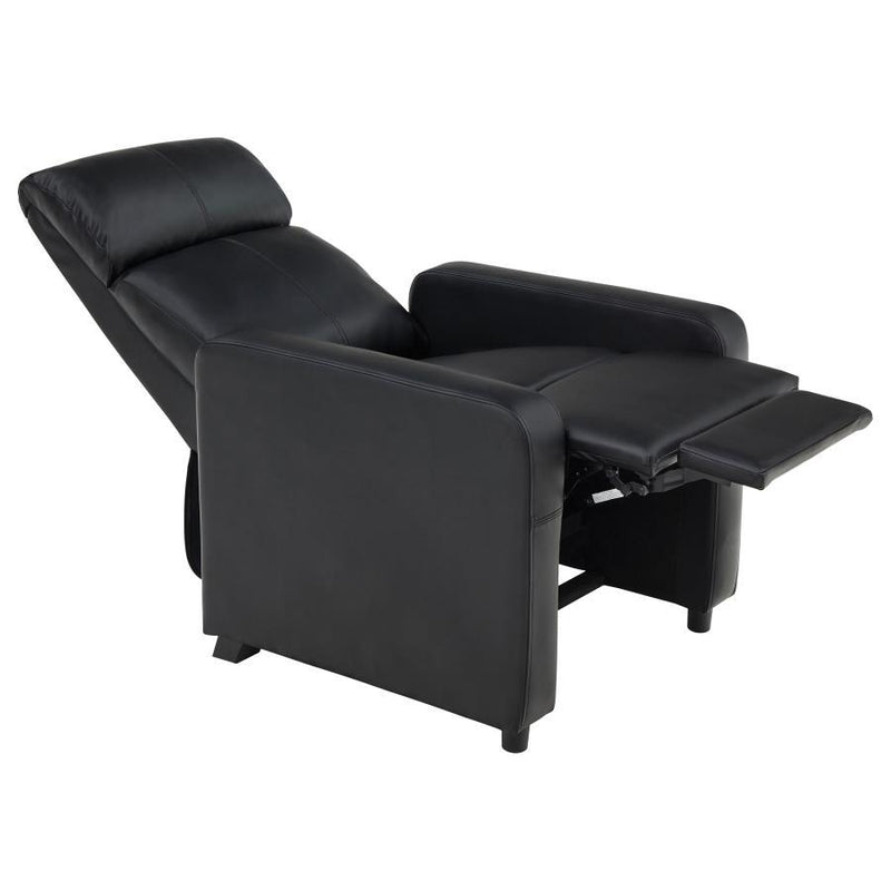 Toohey - Home Theater Push Back Recliner - Black