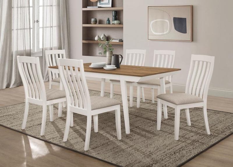 Nogales - Rectangular Wood Dining Table - Off White