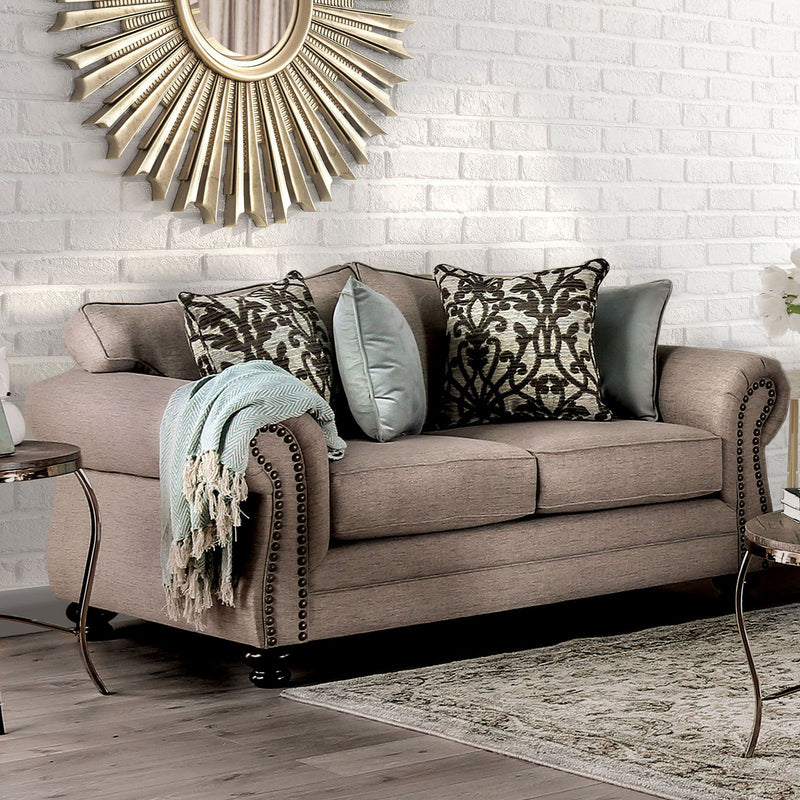 Jarauld - Loveseat - Beige