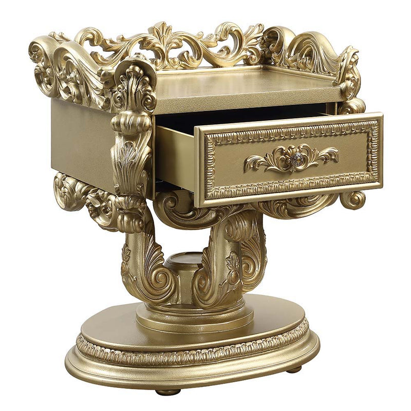 Bernadette - Nightstand - Gold Finish