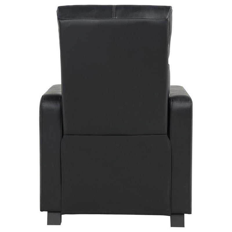 Toohey - Home Theater Push Back Recliner - Black