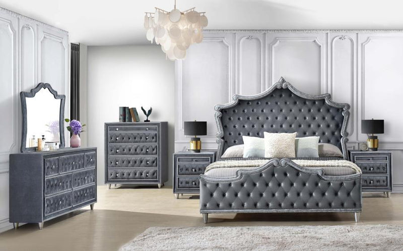 Antonella - 7-Drawer Upholstered Dresser