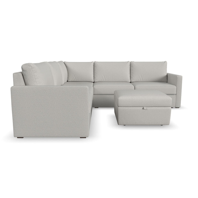 Flex - Sectional with Standard Arm and Storage Ottoman