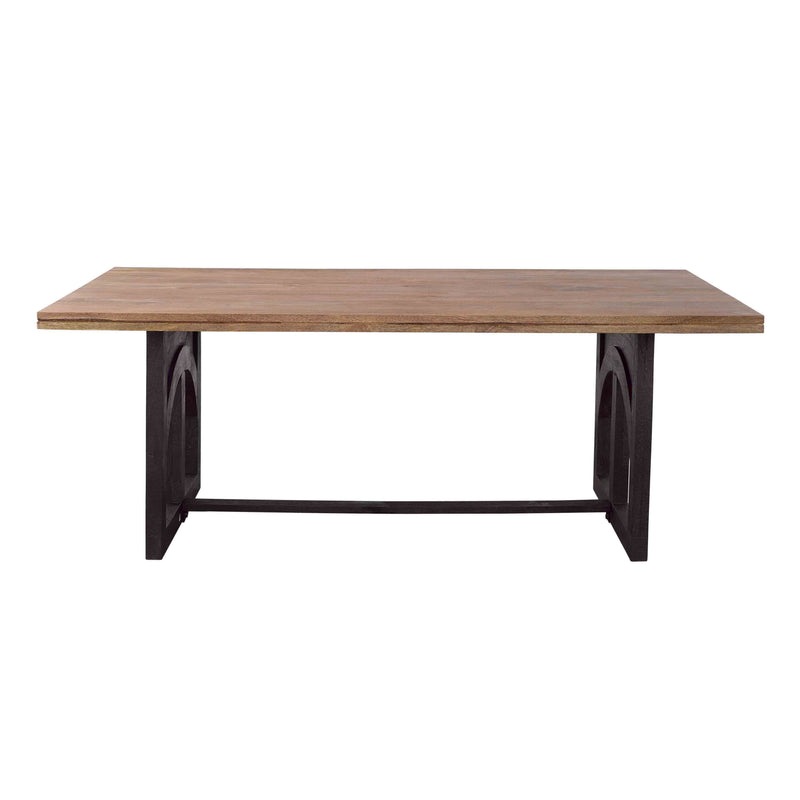 Gateway - Dining Table - Natural / Nightshade Black