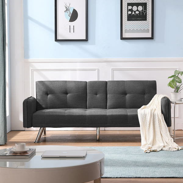 SLEEPER SOFA DARK GREY(same as W22339668。Size difference, See Details in page.)