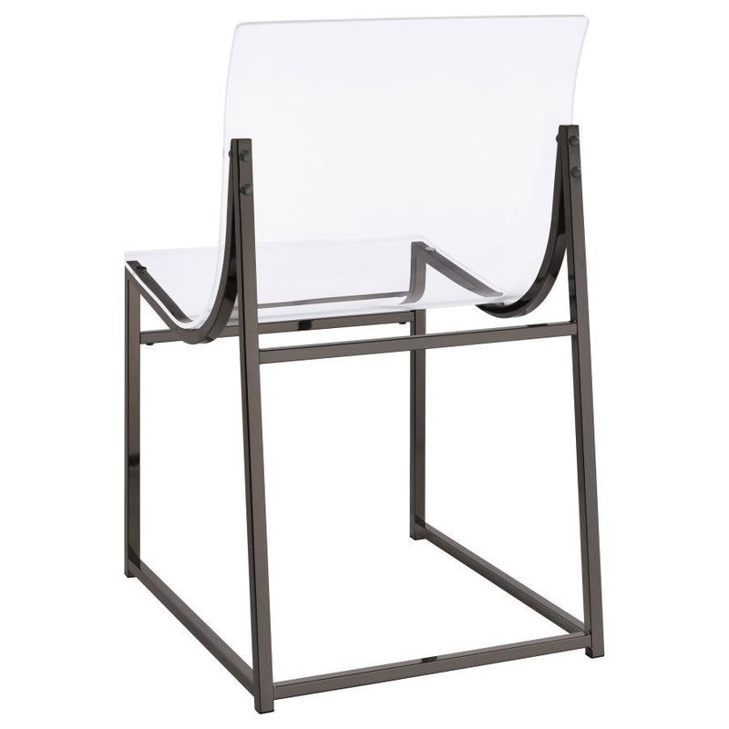 Adino - Acrylic Dining Side Chair (Set of 2) - Clear