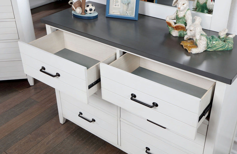 Priam - Dresser - White / Gray