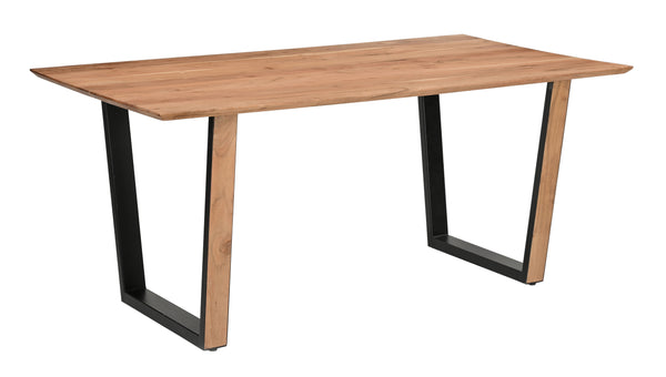 Torino - Dining Table - Yorkshire Natural / Black