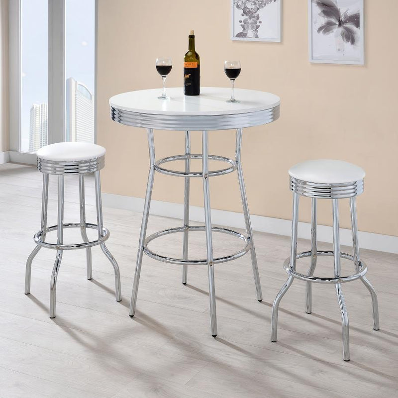 Theodore - Upholstered Top Bar Stools (Set of 2)