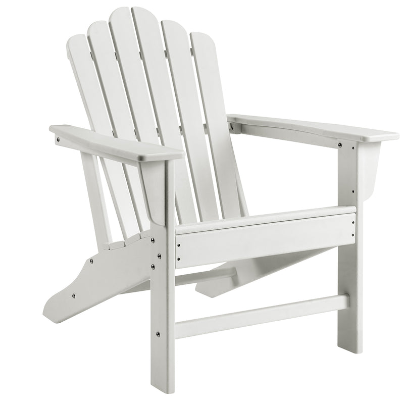 Classic Outdoor Adirondack Chair for Garden Porch Patio Deck Backyard, Weather Resistant Accent Furniture