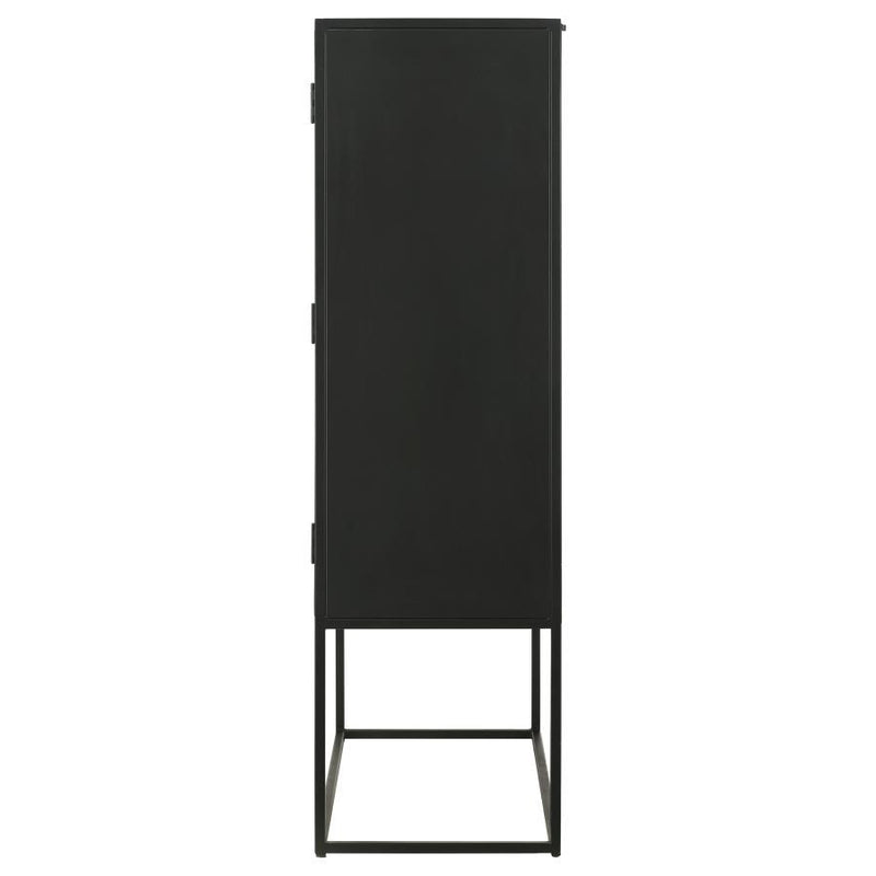 Jenna - 2-Door Bar Cabinet - Black